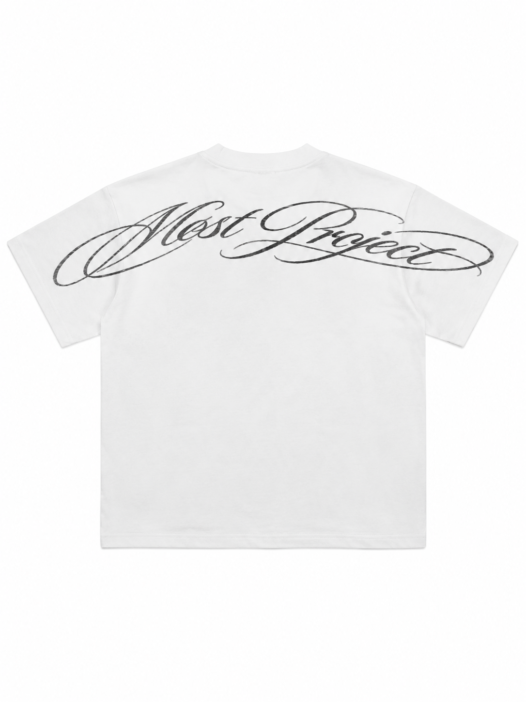 MØST PROJECT FADED SCRIPT T-SHIRT / WHITE
