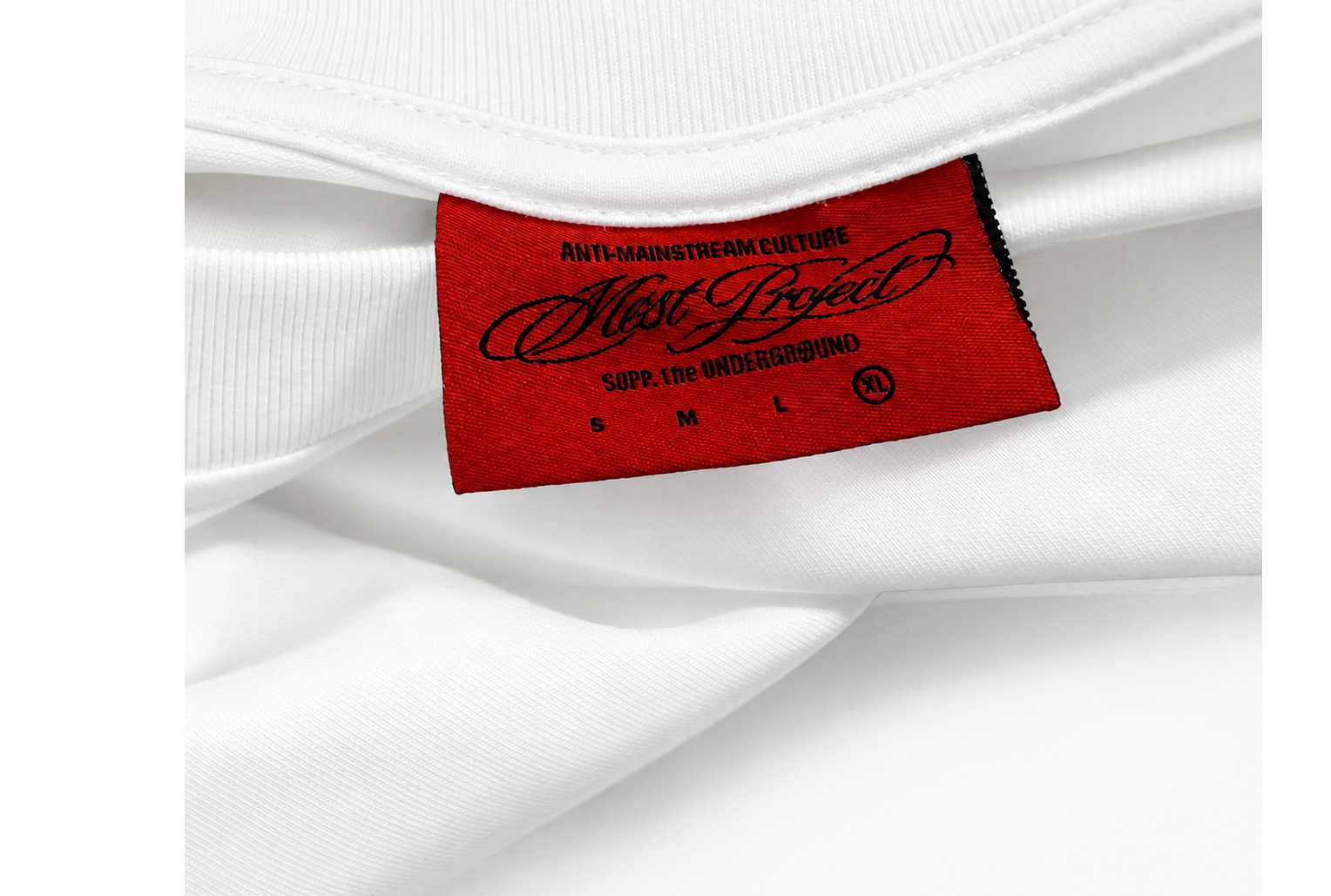 MØST PROJECT FADED SCRIPT T-SHIRT / WHITE