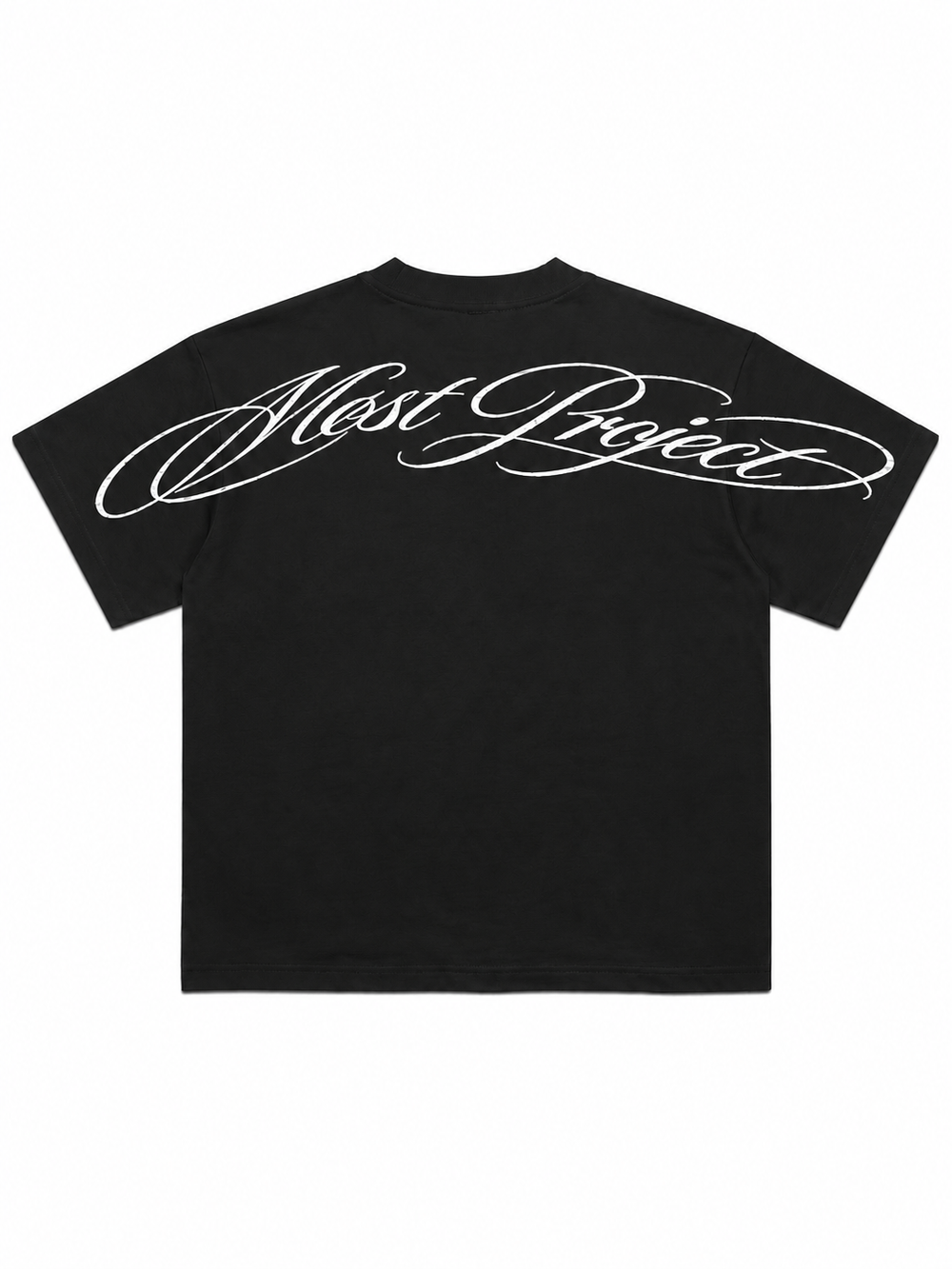 MØST PROJECT FADED SCRIPT T-SHIRT / BLACK