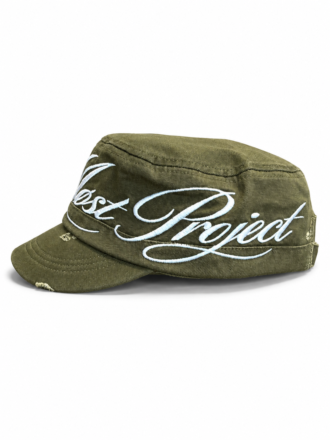 MØST PROJECT FADED SCRIPT CAP / ARMY GREEN