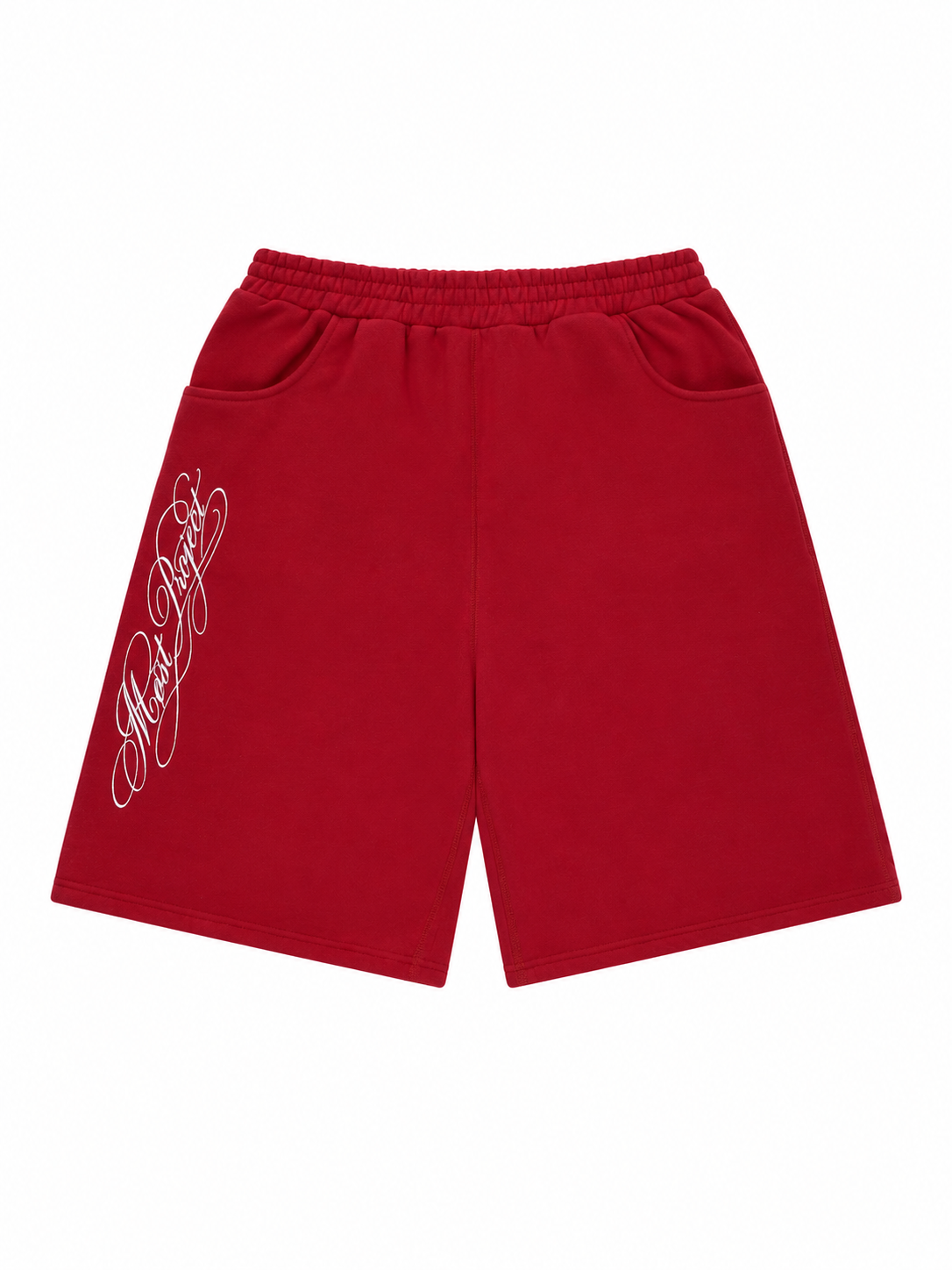 MØST PROJECT SWEAT SHORTS / BORDEAUX RED