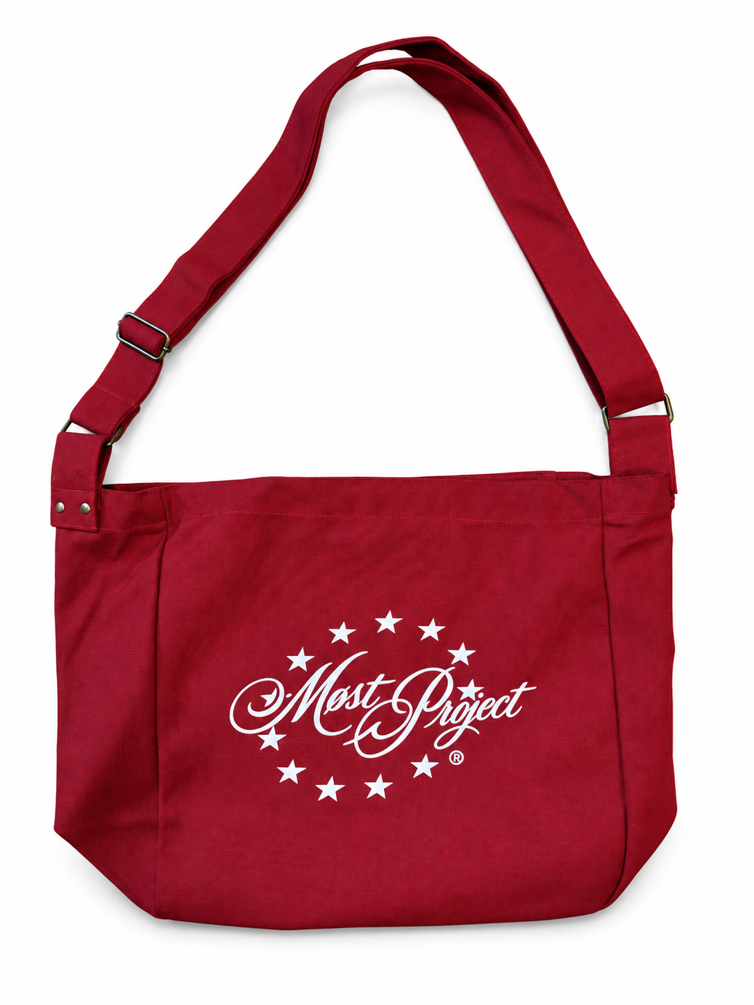 MØST Project Canvas Bag in Bordeaux Red