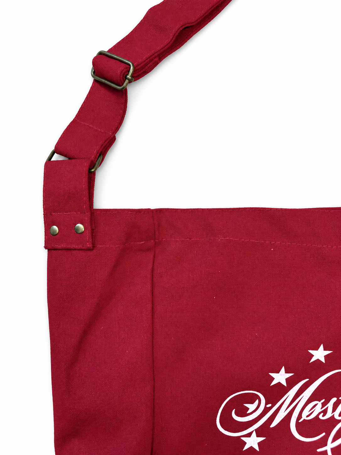 MØST Project Canvas Bag in Bordeaux Red, view 2