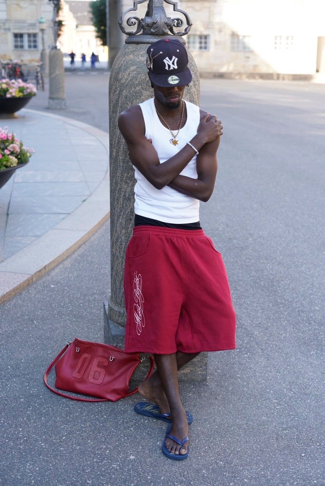 MØST PROJECT SWEAT SHORTS / BORDEAUX RED