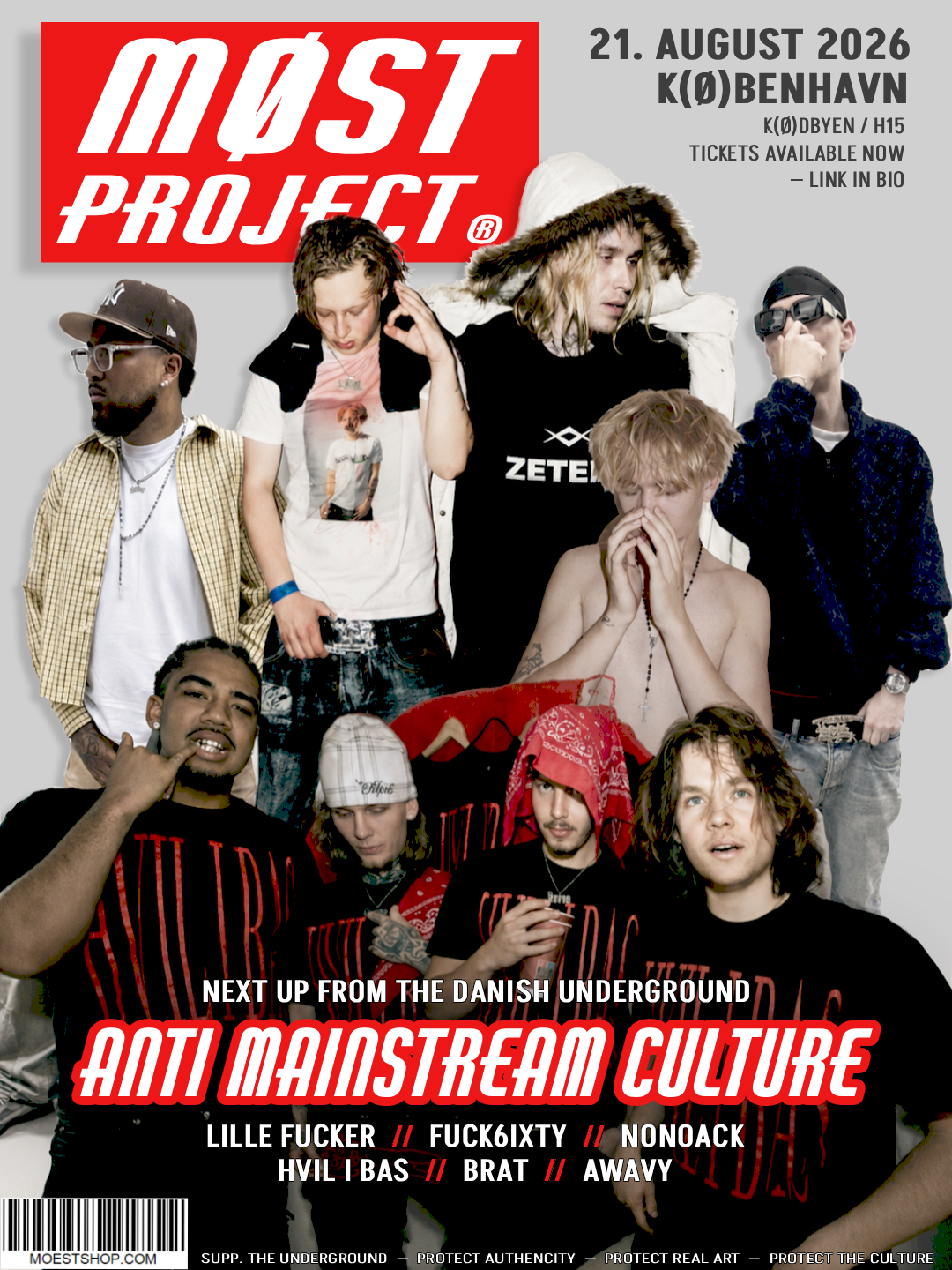 MØST PROJECT / EVENT H15 / KØDBYEN, CPH / SOLD OUT
