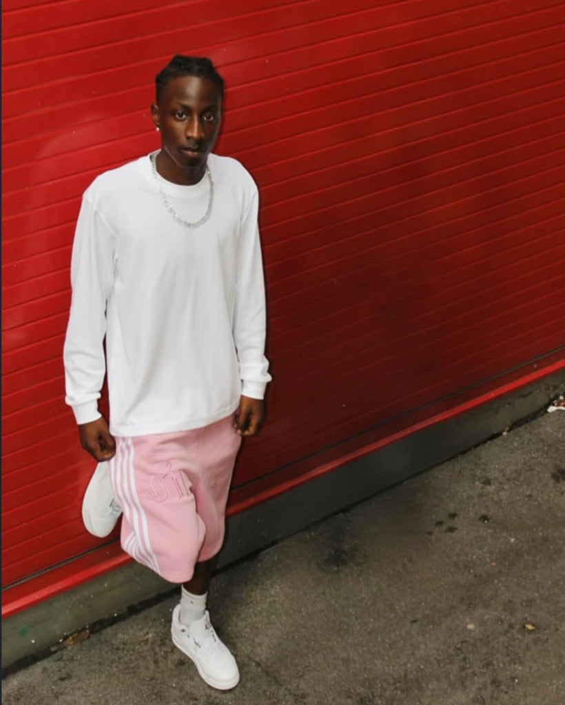 PINK SWEATSHORTS
