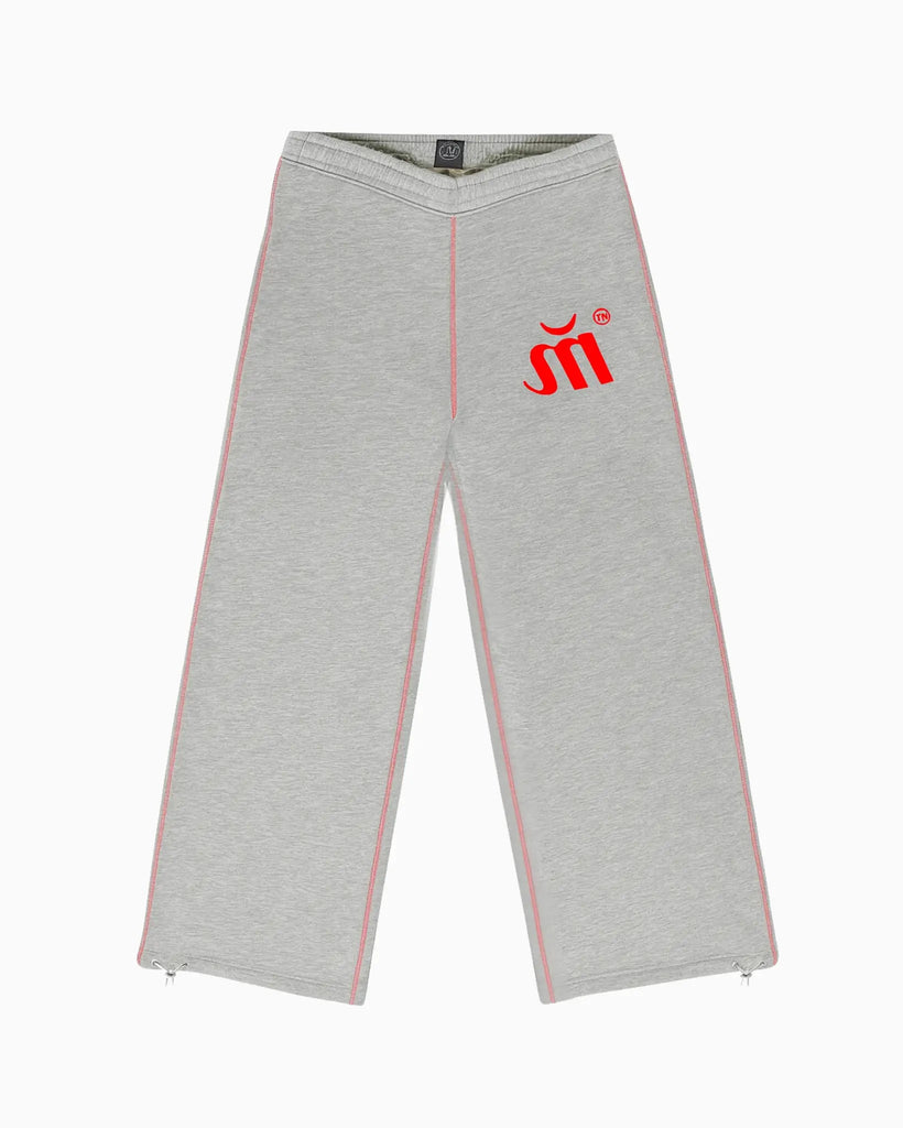 MØST SWEATPANTS GRAY/RED