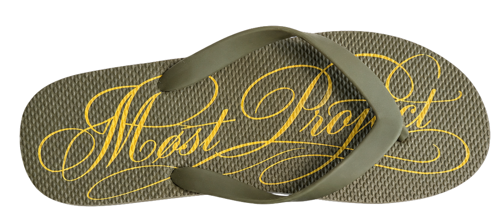 MØST FLIP FLOPS / OLIVE GREEN