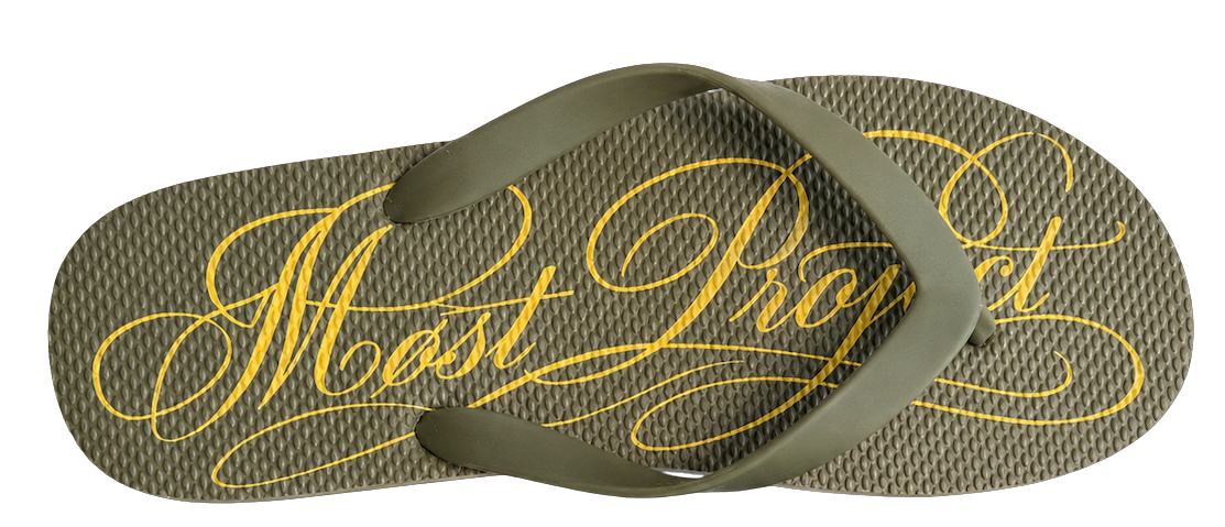 MØST FLIP FLOPS / OLIVE GREEN