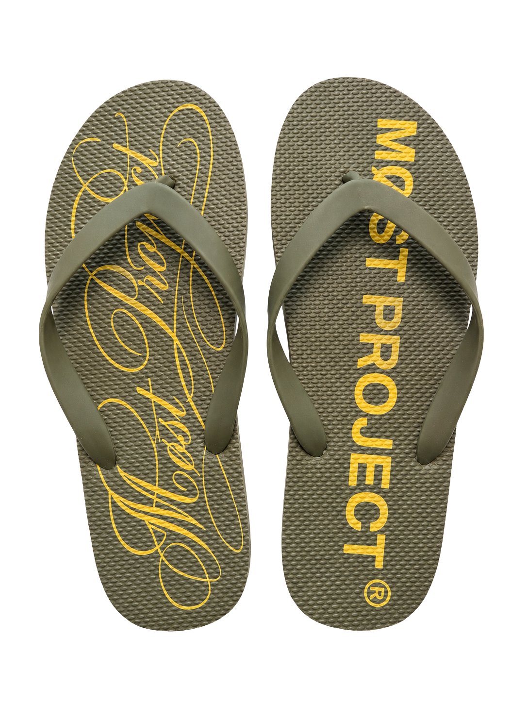 MØST PROJECT FLIP FLOPS / OLIVE GREEN