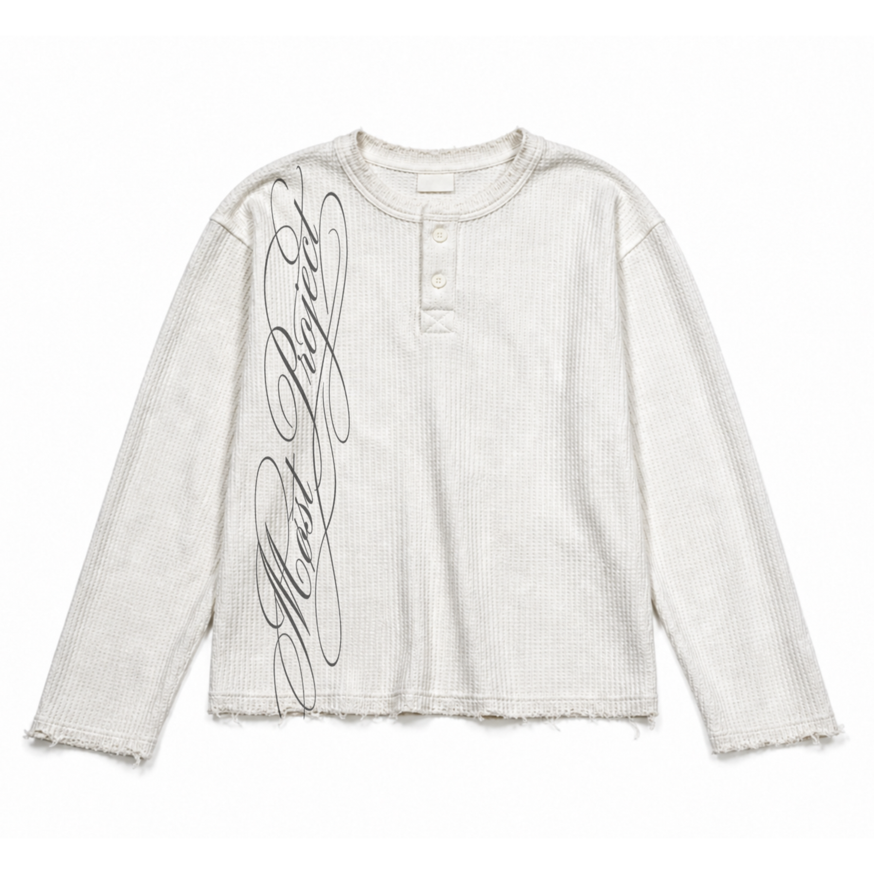 MØST WAFFLE KNIT LONGSLEEVE / OFF-WHITE