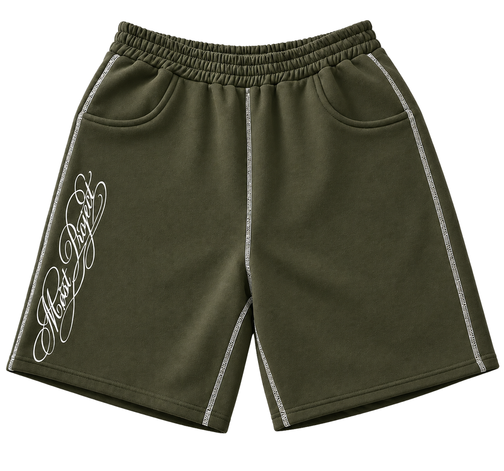 MØST SWEAT SHORTS / OLIVE GREEN